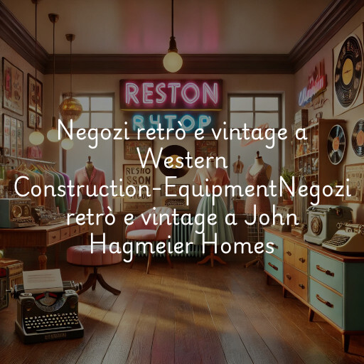 Negozi retrò e vintage a