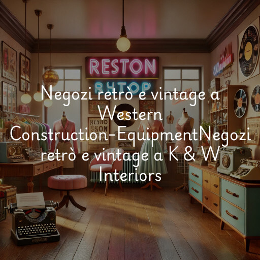 Negozi retrò e vintage a