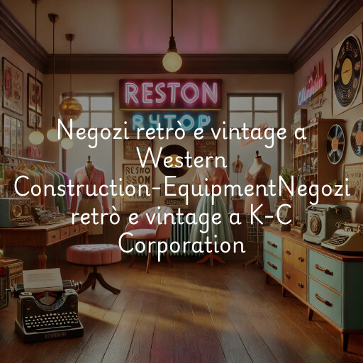 Negozi retrò e vintage a
