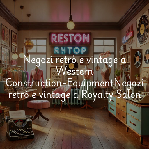 Negozi retrò e vintage a