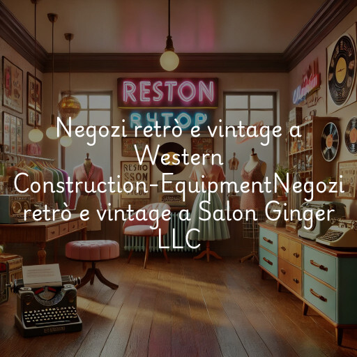 Negozi retrò e vintage a