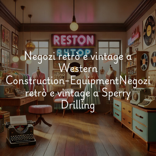 Negozi retrò e vintage a