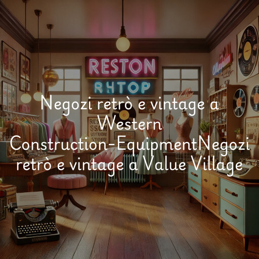 Negozi retrò e vintage a