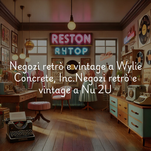 Negozi retrò e vintage a
