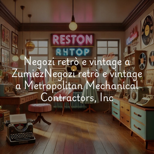 Negozi retrò e vintage a
