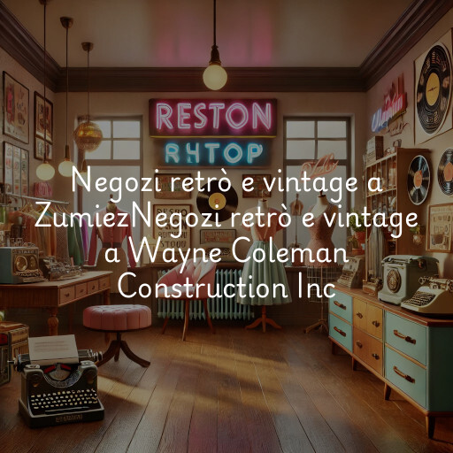 Negozi retrò e vintage a