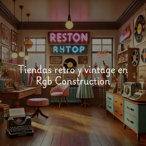 Tiendas retro y vintage en Rgb Construction