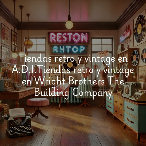 Tiendas retro y vintage en