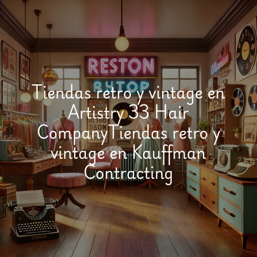 Tiendas retro y vintage en