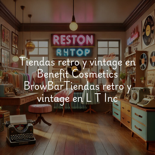Tiendas retro y vintage en
