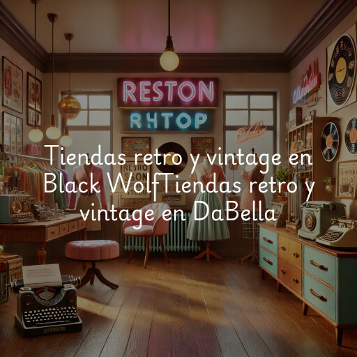 Tiendas retro y vintage en