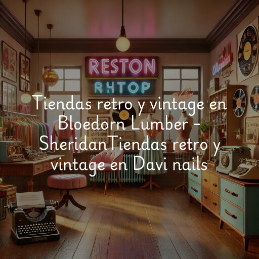 Tiendas retro y vintage en