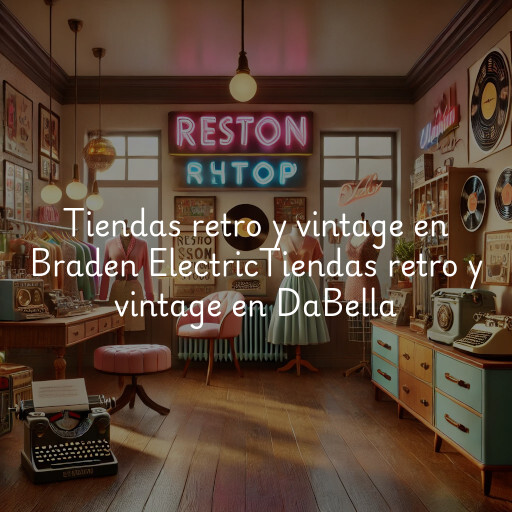 Tiendas retro y vintage en