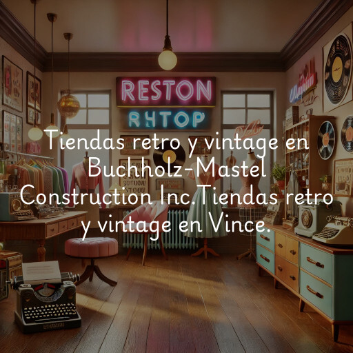 Tiendas retro y vintage en