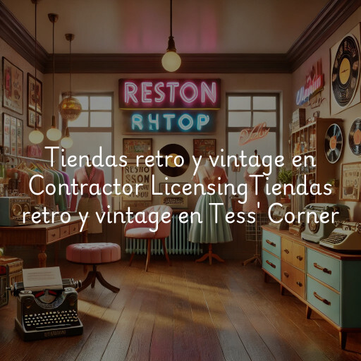 Tiendas retro y vintage en