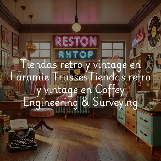 Tiendas retro y vintage en