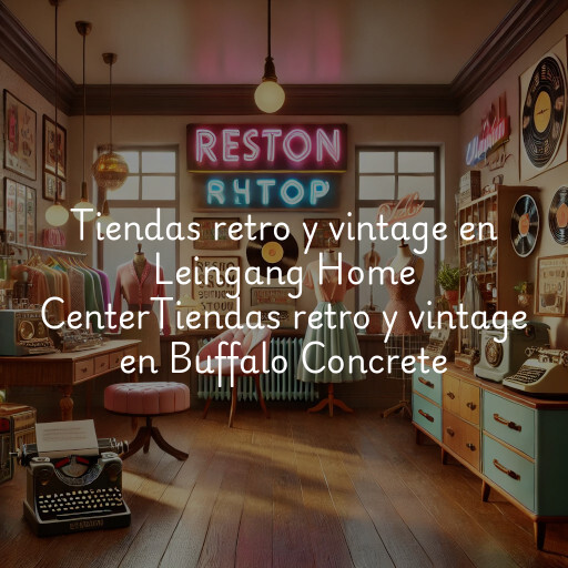 Tiendas retro y vintage en