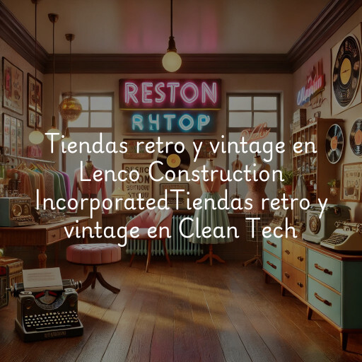 Tiendas retro y vintage en