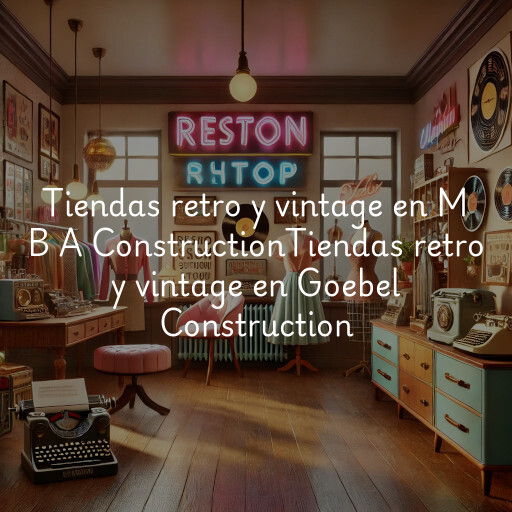 Tiendas retro y vintage en