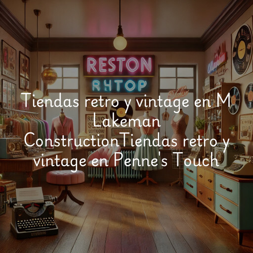 Tiendas retro y vintage en