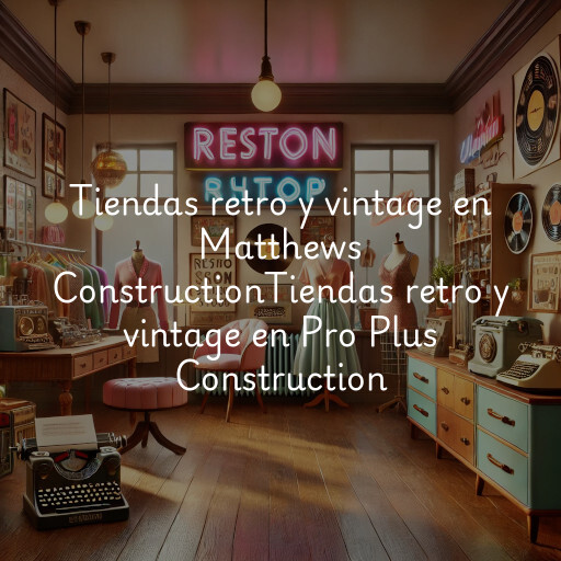 Tiendas retro y vintage en