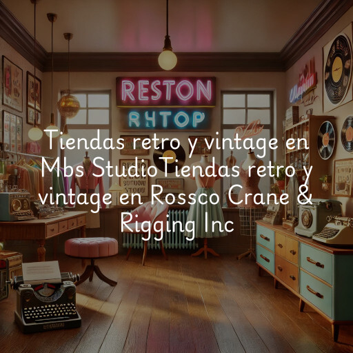Tiendas retro y vintage en