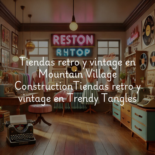 Tiendas retro y vintage en