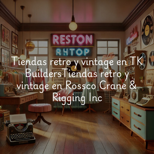 Tiendas retro y vintage en