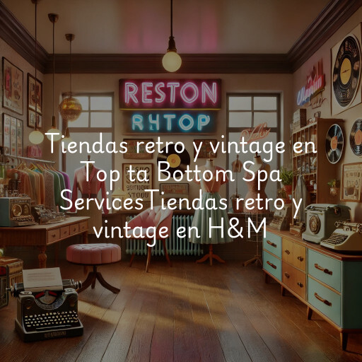 Tiendas retro y vintage en