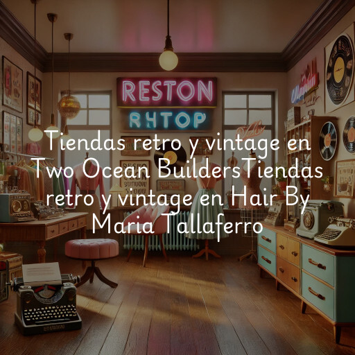 Tiendas retro y vintage en