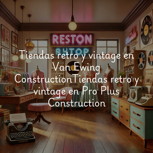Tiendas retro y vintage en
