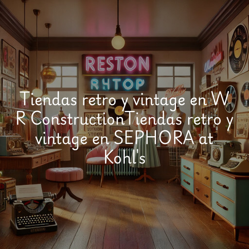 Tiendas retro y vintage en
