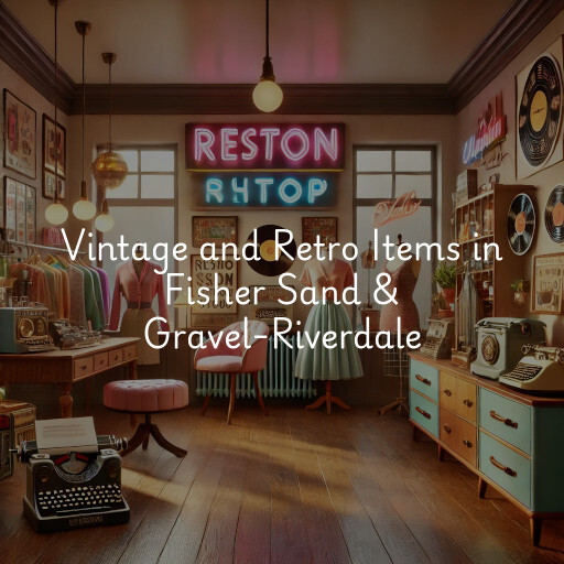 Vintage and Retro Items at  Fisher Sand & Gravel-Riverdale