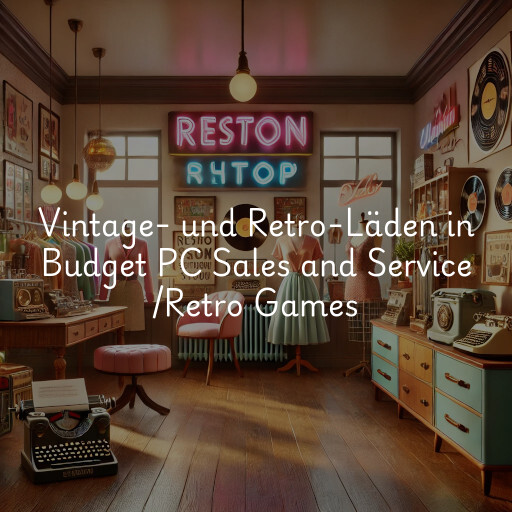Vintage- und Retro-Läden in Budget PC Sales and Service /Retro Games