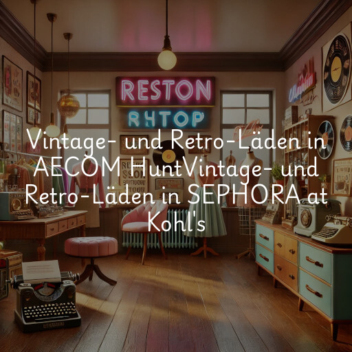 Vintage- und Retro-Läden in
