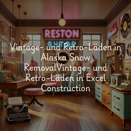 Vintage- und Retro-Läden in