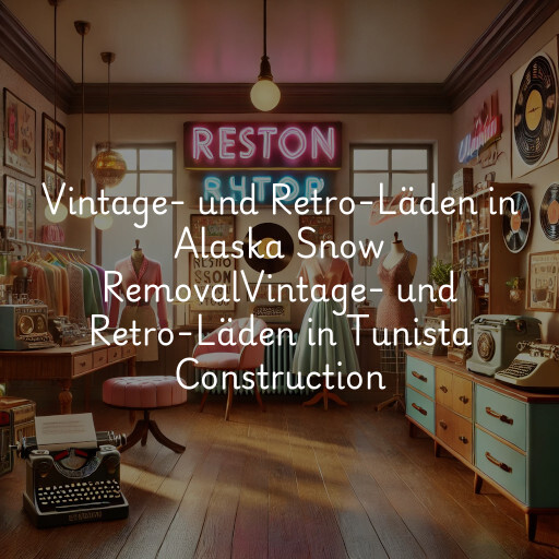 Vintage- und Retro-Läden in