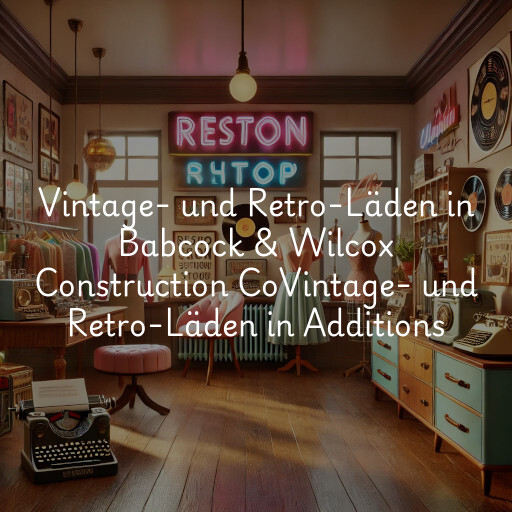 Vintage- und Retro-Läden in