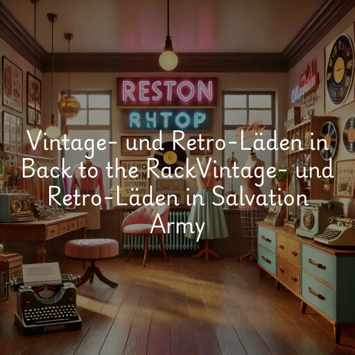 Vintage- und Retro-Läden in