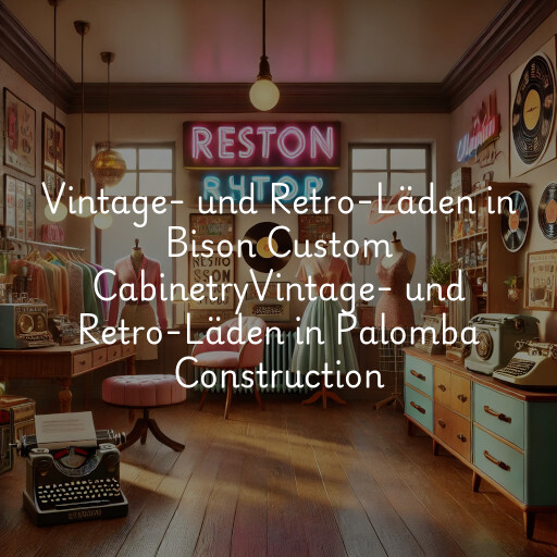 Vintage- und Retro-Läden in