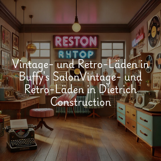 Vintage- und Retro-Läden in