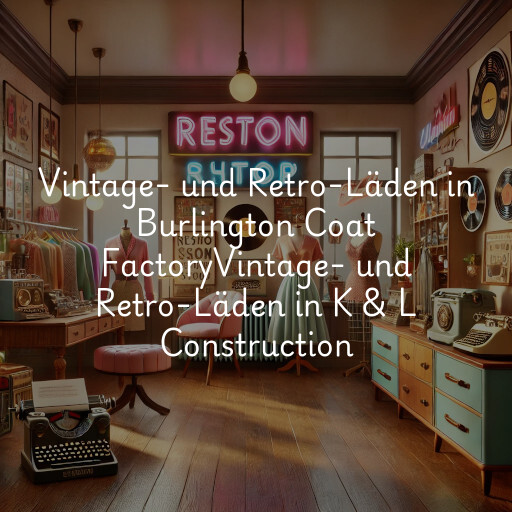 Vintage- und Retro-Läden in