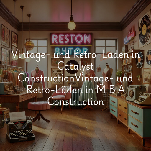 Vintage- und Retro-Läden in