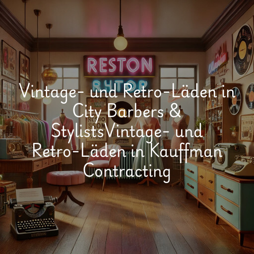 Vintage- und Retro-Läden in