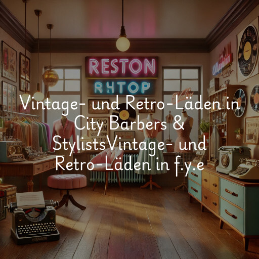 Vintage- und Retro-Läden in