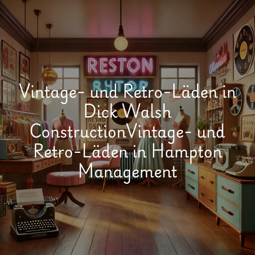 Vintage- und Retro-Läden in