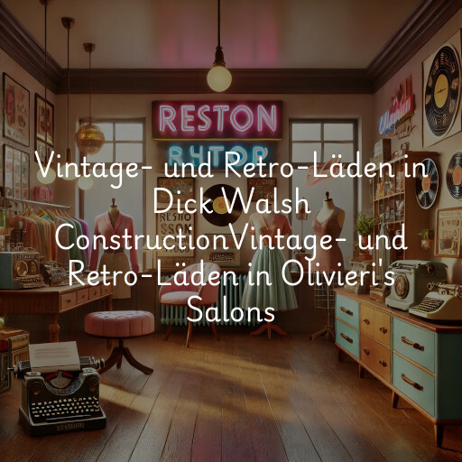 Vintage- und Retro-Läden in