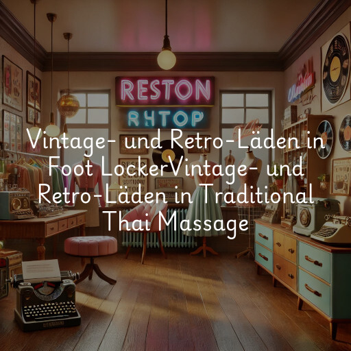Vintage- und Retro-Läden in
