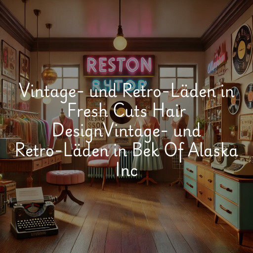 Vintage- und Retro-Läden in