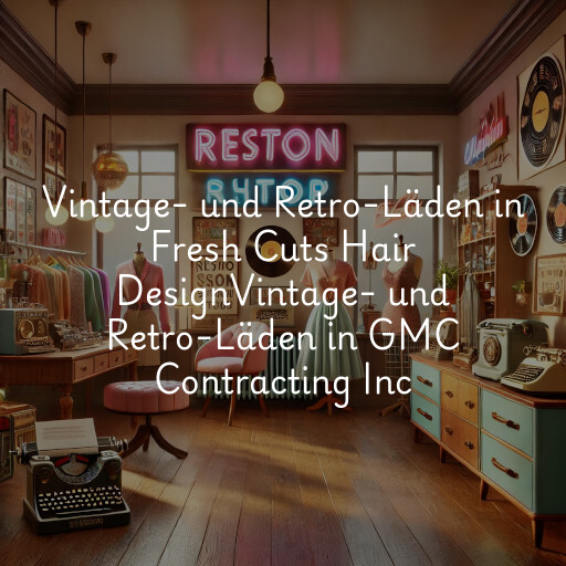 Vintage- und Retro-Läden in